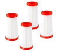 Lot de 4 filtres HEPA à ajustement direct pour Xiaomi Mite Eliminator 2 Pro E401HW E401CN pour maintenir une performance d'aspiration optimale au fil du temps