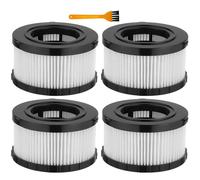 Lot de 4 filtres HEPA DC5151H compatibles avec aspirateur DeWalt DC5151H, DC515, DCV517, DCV517B