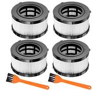 Lot de 4 filtres HEPA de rechange compatibles avec aspirateur DEWALT DC5151H DC515 DCV517 DCV517B avec 2 brosses de nettoyage Beilan