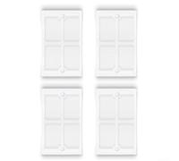 Lot de 4 filtres HEPA de rechange pour aspirateur ECOVACS X8 T80 utilisés avec X8 Pro X8 Pro Plus X9 PRO pour T80 pour une meilleure filtration de l'air