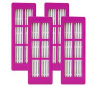 Lot de 4 filtres HEPA de rechange pour aspirateur robot Eureka J15 et Evo Ultra pour une filtration constante de la poussière et des espaces de vie plus propres