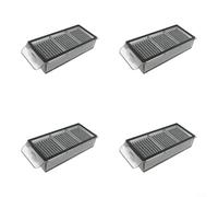 Lot de 4 filtres HEPA de rechange pour aspirateur robot MOVA V70 ultra complet, capture de la poussière haute efficacité et kit d'entretien facile à installer, papier filtre robuste, blanc (lot de 2/4