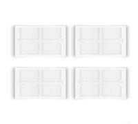 Lot de 4 filtres HEPA de rechange pour aspirateurs ECOVACS X8 Pro et X9 PRO pour aspirateurs pour maintenir une performance de filtration optimale