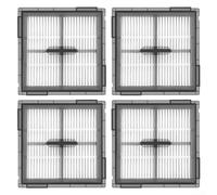 Lot de 4 filtres HEPA de rechange pour Roborock Q10 S5, compatibles avec Q10 VF Q10V Q8 Max Pro Series, matériaux pour une utilisation à long terme et une sortie d'air propre