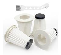 Lot de 4 filtres HEPA pour aspirateur Kenmore K3000 10438 DS4015 DS4030, Einhell TE-SV18 - Filtre de rechange et 1 brosse de nettoyage, ajustement parfait pour une filtration efficace et une propreté