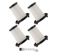 Lot de 4 filtres HEPA pour aspirateur WHALL EV-691 sans fil, lavables et réutilisables, avec brosse de nettoyage et kit d'entretien