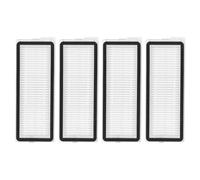 Lot de 4 filtres HEPA pour Roborock Qrevo S/Qrevo S5V/Qrevo Pro/Qrevo Plus/Qrevo MaxV/Qrevo Curv/Qrevo Curve/Qrevo Edge/Qrevo Curv S5X/Qrevo EDGE S5A/QV 35A/QV 35S accessoires d'aspirateur robot
