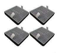 Lot de 4 filtres HEPA purificateur d'air avec charbon actif pour Febreze OdorGrab modèle FHT150W FRF105 Filtre de rechange pour purificateur d'air domestique 2 ou 4 unités