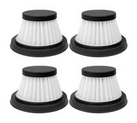 Lot de 4 filtres HEPA réutilisables pour aspirateur sans fil Duck Capture efficace de la poussière et remplacement simple