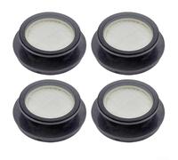 Lot de 4 filtres HEPA réutilisables pour Red Solution FV4S compatible avec X20 Storm et pour aspirateur Aqua, accessoire de filtration de rechange lavable pour maintenir des sols propres et
