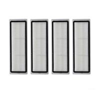 Lot de 4 filtres lavables de rechange pour aspirateur Conga X100 et X-Treme Robot aspirateur compatible avec 2/4 pièces pour une capture efficace de la poussière