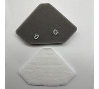 Lot de 4 filtres lavables en mousse et feutre compatibles avec les aspirateurs Shark BU3120 BU3523 BU3521, kit de filtres pré-moteur pour système de vidange automatique (4 ensembles)