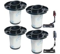 Lot de 4 filtres lavables pour aspirateur ZR009007 & ZR009008 compatibles avec les aspirateurs sans fil Rowenta X-Force Flex 11.60, 12.60, 14.60, 15.60 ainsi que les aspirateurs sans fil Animal RH98