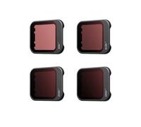 Lot de 4 filtres ND pour caméra DJI Flip Drone - ND8/ND16/ND32/ND64, lentille de réduction de la lumière, verre multicouche, compatible avec le couvercle d'objectif (option C)