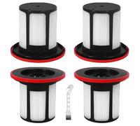 Lot de 4 filtres pour aspirateur Bosch Unlimited 6 Series BCS611AM BKS6111P - Filtre de rechange (numéro de pièce 12033215)