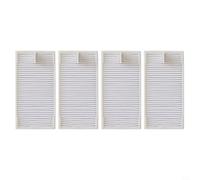 Lot de 4 filtres pour aspirateur Eureka E20 pour robot Evo Plus - Filtration HEPA - Capture la poussière et les squames d'animaux - Extension en papier pour une maison propre - Blanc