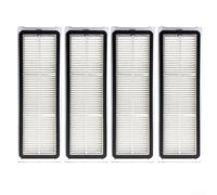 Lot de 4 filtres pour aspirateur robot Xiaomi S40 OV81 lavables et réutilisables prenant en charge la filtration constante de l'air intérieur au fil du temps
