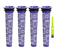 Lot de 4 filtres pour Dyson V6 V7 V8 - Lavable - Pré-filtre pour Dyson DC58 DC59 DC61 DC62 DC74 Animal Prol Absolute - Accessoires d'aspirateur - Pièces et accessoires - Remplace # 965661-01