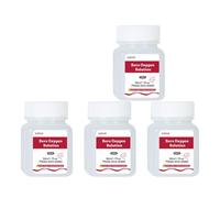 Lot de 4 flacons de 50 ml de solution d'étalonnage zéro oxygène pour testeurs d'oxygène - Convient pour toutes les marques de testeurs d'oxygène