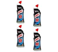 Lot de 4 Flacons de 750 ml Gel Power Plus Nettoyage Efficace Sans Brosse avec 35% de plastique recyclé Explosion Marine