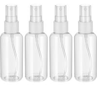 Lot De 4 Flacons Pulvérisateurs Vides De 60 Ml - Petit Flacon Pulvérisateur Transparent - Brume Fine - Portable - Vaporisateur De Voyage - Pour Eau, Alcool, Huiles Essentielles - Parfum (60