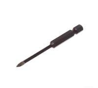Lot de 4 forets à pointe en carbure pour céramique, granit pour carrelage, pierre, bois, plastique, béton, mur, trou de perçage, résistant à l'usure, marron (3 mm)