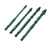 Lot de 4 forets excentriques multifonctions 610 mm pour le perçage de cloisons sèches, aluminium, béton, brique, bois