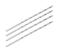Lot de 4 forets HSS extra longs de 200 mm pour métal, bois, plastique - Tige droite de 2 mm/3 mm/4 mm/5 mm/6 mm/7 mm