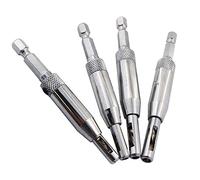 Lot de 4 forets HSS pour charnière de porte, fenêtre, armoire - Centrage automatique - Outil pour ouvrir le trou - 2 mm, 2,8 mm, 3,5 mm, 4,5 mm