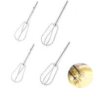 Lot de 4 Fouet Pour Batteur À Main de Rechange Fouet de Rechange Pour Batteur Électrique Fouet En Fil Torsadé En Acier Inoxydable Pour Cuisine Durables Convient Pour Mélanger Et Fouetter,Pour W0490648
