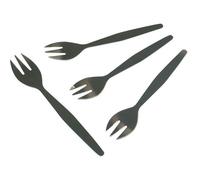 Lot de 4 fourchettes à huître - inox