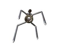 Lot de 4 fourchettes à rôtissoire en acier inoxydable - Fourchettes à viande adaptées pour les barbecues à la maison, les pique-niques, les banquets d'hôtel, les barbecues