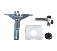 Lot de 4 gabarits de défonceuse à guide droit compatibles avec 3710 3709, support de roue de guidage de bord de toupie pour des tâches de coupe efficaces