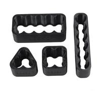 Lot de 4 gabarits de soudage pour batterie au lithium, support de soudage par points pour cellules, outil de montage de batterie à faire soi-même, kit de fixation de soudage en plastique avec guide de