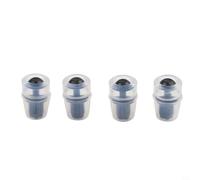 Lot de 4 gaines de rechange en silicone pour valves de morsure de vessie d'hydratation, idéal pour les amateurs de course et de vélo (noir)