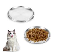 Lot de 4 gamelles plates pour chat - Gamelle pour chien - Gamelle plate pour chien - Assiette pour chat - Gamelle pour chat - Gamelle pour chien - Petite gamelle pour chien - Gamelle pour chien en