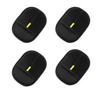 Lot de 4 gants statiques anti-poils d'animaux - Éliminateur réutilisable de poils de chat et de chien
