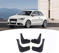 Lot de 4 Garde-Boue pour Audi A1 2010-2015, Les Garde Boue Avant et arrière s'installent sans perçage