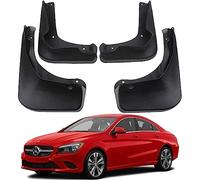 Lot de 4 Garde-Boue pour Benz CLA C117 2013-2018 Mud Flap Mudguard Splash Guard Fender 4Pcs, Les Garde Boue Avant et arrière s'installent sans perçage