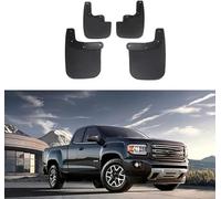 Lot de 4 Garde-Boue pour GMC Canyon 2015-2020, Les Garde Boue Avant et arrière s'installent sans perçage