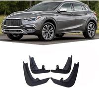 Lot de 4 Garde-Boue pour Infiniti QX30, Les Garde Boue Avant et arrière s'installent sans perçage