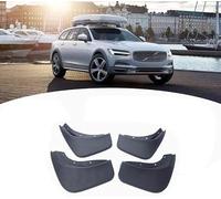Lot de 4 Garde-Boue pour Volvo V90 2016-2022, Les Garde Boue Avant et arrière s'installent sans perçage