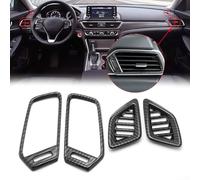 Lot de 4 garnitures d'aération en fibre de carbone ABS pour Honda Accord 2018 2022, ajout élégant à votre véhicule