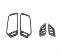 Lot de 4 garnitures d'aération en fibre de carbone pour Honda Accord 2018 2022, avec ruban adhésif