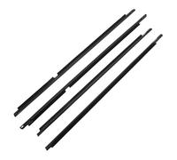 Lot De 4 Garnitures De Fenêtre En Caoutchouc Pour LX470 1998-2007 75740-60030 Joint Porte latérales Voiture(Black)