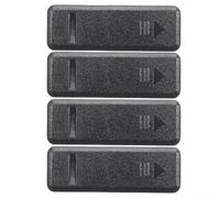Lot de 4 garnitures de moulage de toit compatibles avec Soul 2014-2019, capuchons de rechange pour rail latéral extérieur en plastique noir pour OEM 87214-B2000, montage gauche ou droit