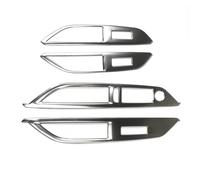 Lot De 4 Garnitures De Panneau De Commande En Acier Inoxydable Pour Peugeot 3008 GT 5008 GT 2017-2018, Accessoires Intérieurs Garniture intérieure