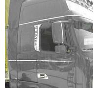 Lot de 4 garnitures de pilier de porte chromées pour Volvo FH/FM Série 3-4-5 2001-UP
