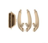 Lot de 4 garnitures de poignée de porte intérieure pour BMW X3 F25 2011 2017 avant arrière gauche ABS + PC (beige)