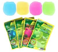 Lot de 4 Gel Nettoyant Voiture, Gel de Nettoyage pour Clavier, Slime de Nettoyage pour Poussière Nettoyange Clavier Nettoie Poussière et Saleté pour Ordinateurs, Intérieur Automobile, 4 Couleurs